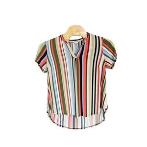 Est. 1946 14/16W Striped Blouse